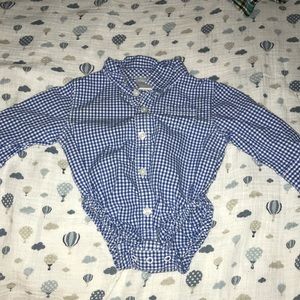 Baby boy button up